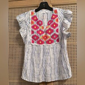 THML  Embedded Ruffle Top Size XS